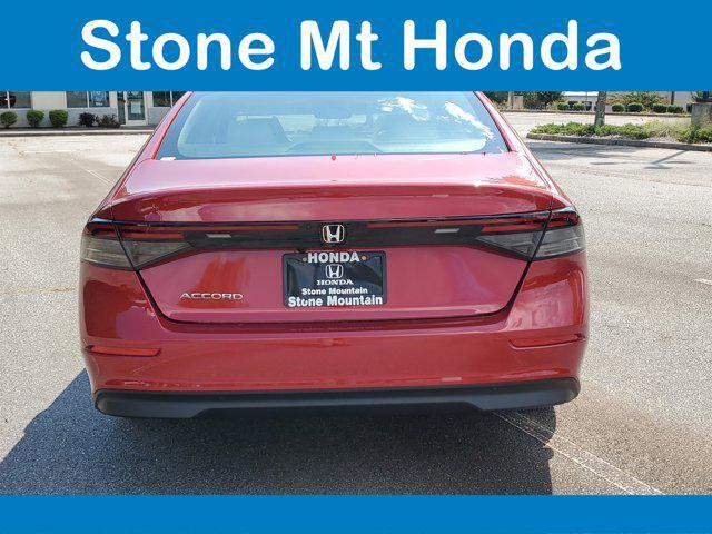 new 2025 Honda Accord car, priced at $28,688