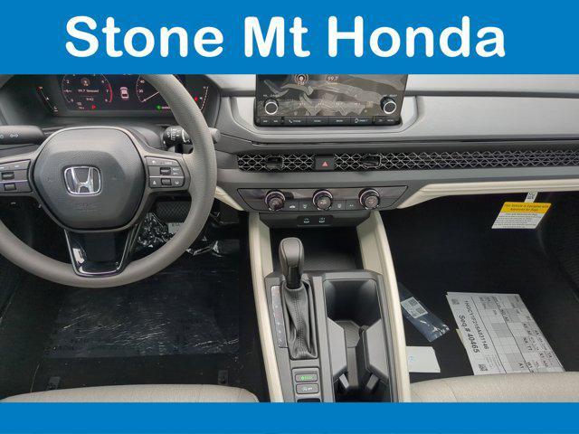 new 2025 Honda Accord car, priced at $28,257