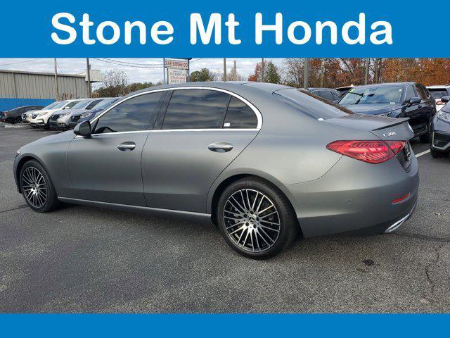 used 2023 Mercedes-Benz C-Class car, priced at $38,999