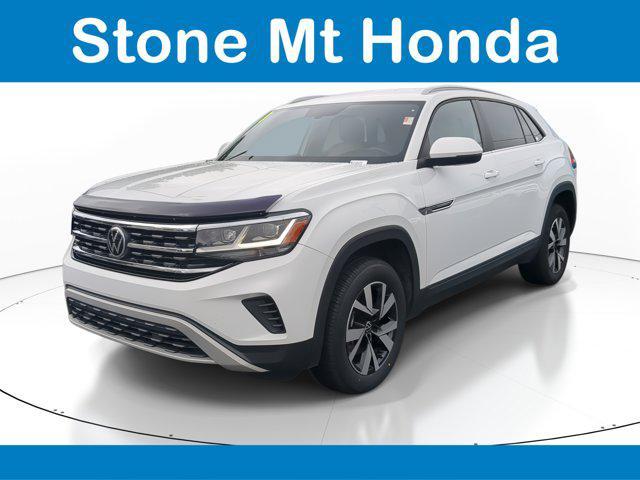 used 2021 Volkswagen Atlas Cross Sport car, priced at $20,502