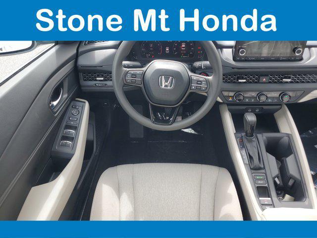 new 2025 Honda Accord car, priced at $30,705