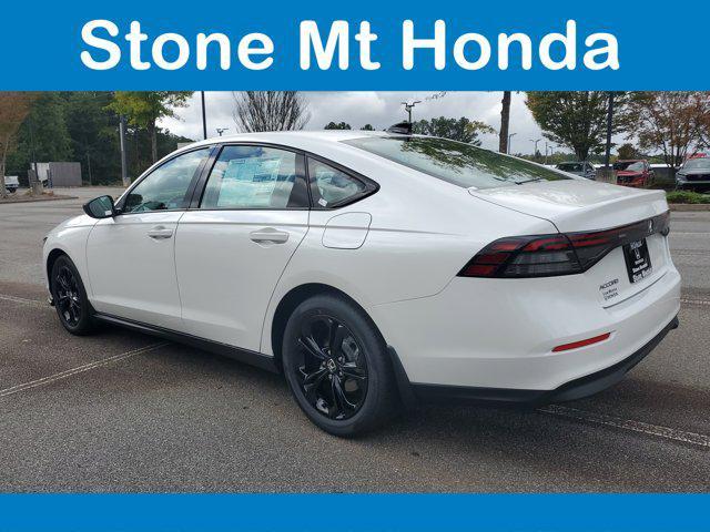 new 2025 Honda Accord car, priced at $30,705