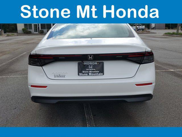 new 2025 Honda Accord car, priced at $30,705