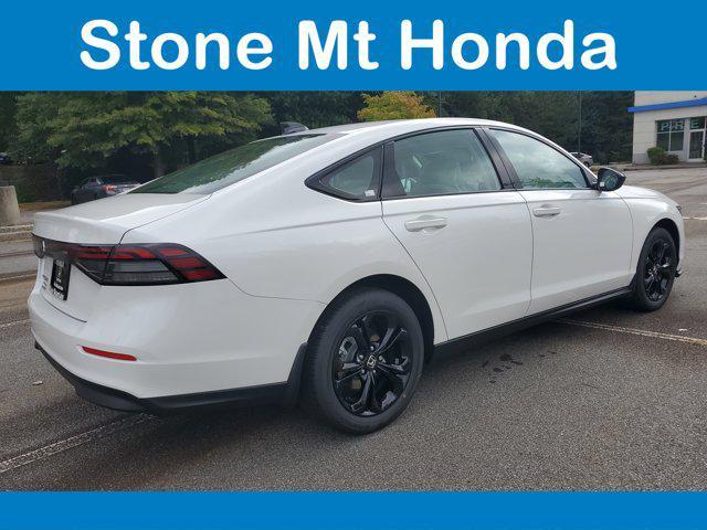 new 2025 Honda Accord car, priced at $30,705