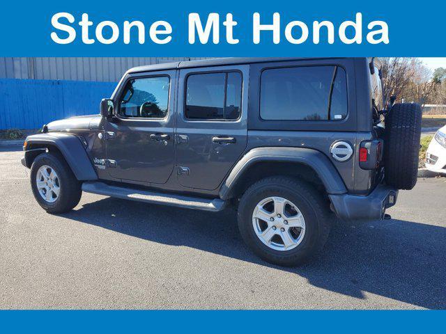 used 2018 Jeep Wrangler Unlimited car, priced at $21,782