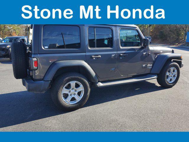 used 2018 Jeep Wrangler Unlimited car, priced at $21,782