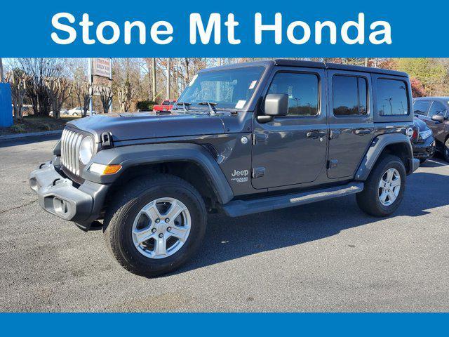 used 2018 Jeep Wrangler Unlimited car, priced at $21,782