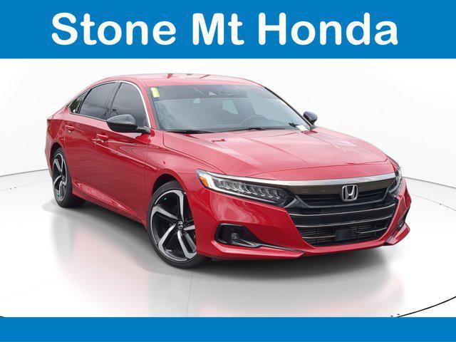 used 2021 Honda Accord car, priced at $23,378