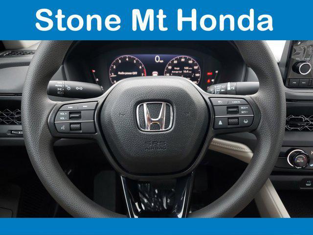 new 2025 Honda Accord car, priced at $28,733