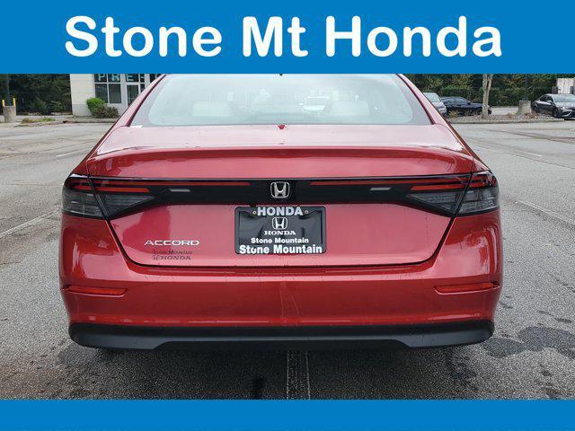 new 2025 Honda Accord car, priced at $28,733