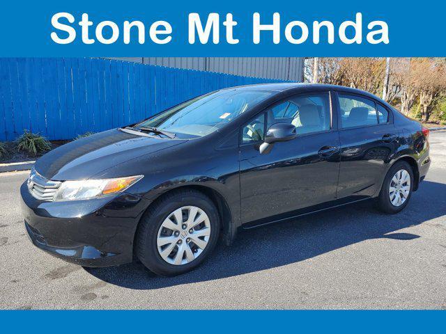 used 2012 Honda Civic car, priced at $7,412