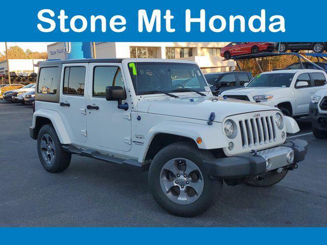 used 2017 Jeep Wrangler Unlimited car, priced at $18,899