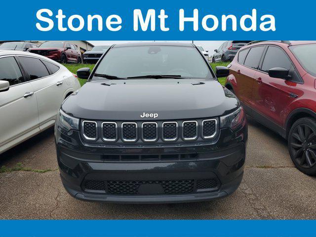 used 2023 Jeep Compass car, priced at $19,385