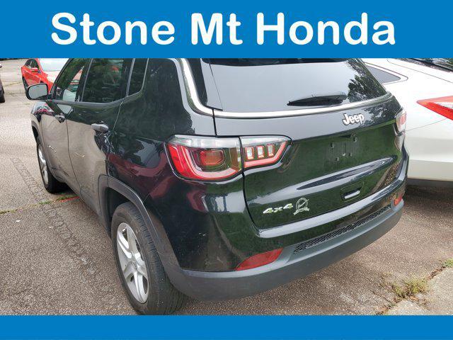 used 2023 Jeep Compass car, priced at $19,385