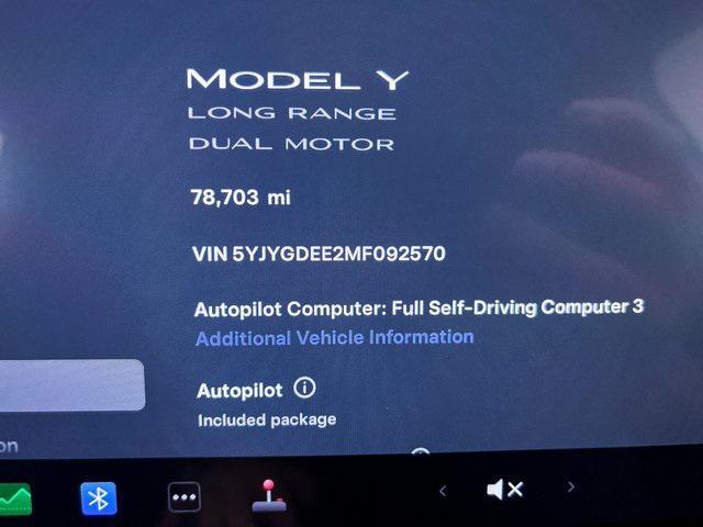 used 2021 Tesla Model Y car, priced at $25,493