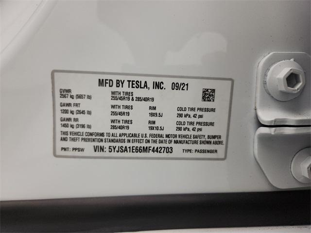 used 2021 Tesla Model S car, priced at $55,492