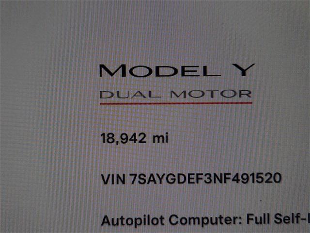 used 2022 Tesla Model Y car, priced at $30,991