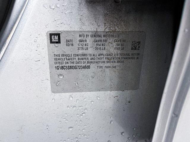 used 2016 Chevrolet Cruze car, priced at $6,992