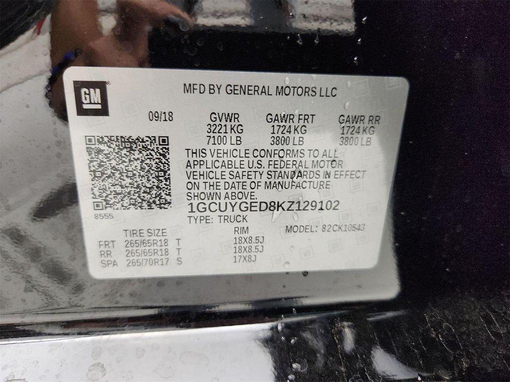 used 2019 Chevrolet Silverado 1500 car, priced at $42,497