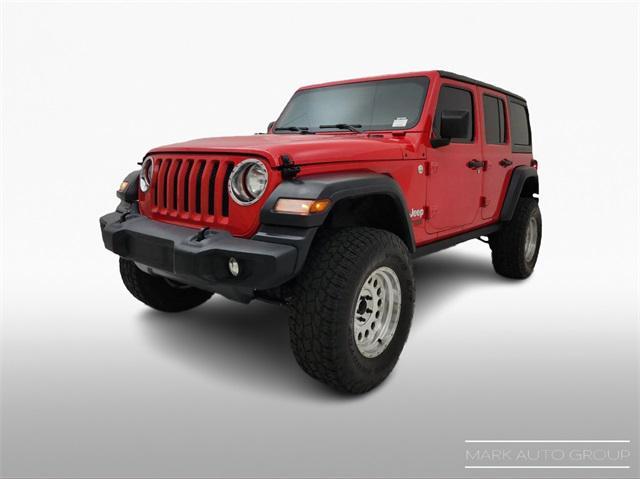 used 2020 Jeep Wrangler Unlimited car, priced at $22,596