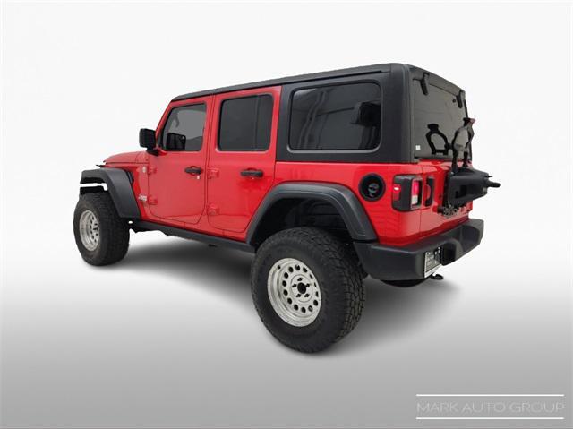 used 2020 Jeep Wrangler Unlimited car, priced at $22,596