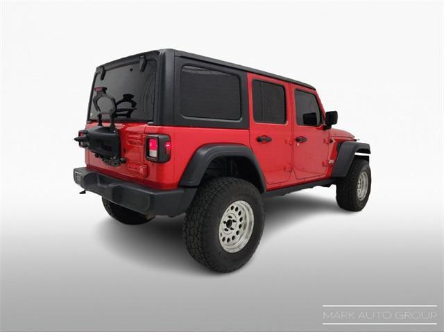 used 2020 Jeep Wrangler Unlimited car, priced at $22,596