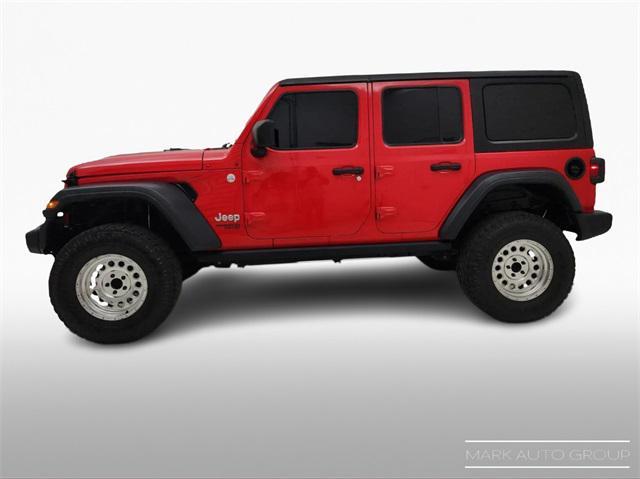 used 2020 Jeep Wrangler Unlimited car, priced at $22,596