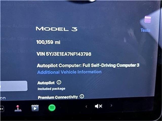 used 2022 Tesla Model 3 car, priced at $18,594