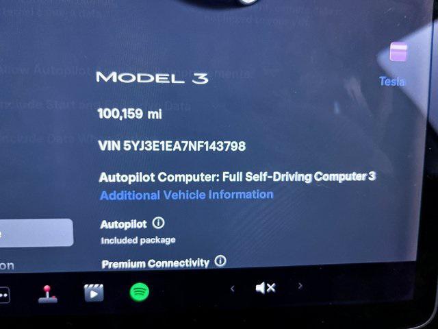 used 2022 Tesla Model 3 car, priced at $16,991