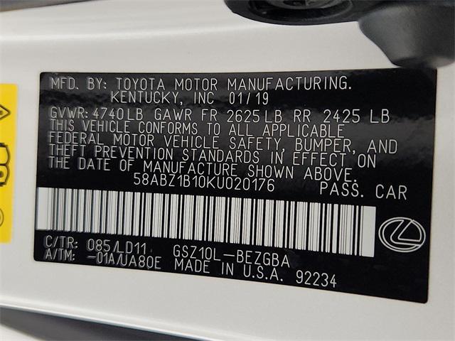 used 2019 Lexus ES 350 car, priced at $29,492