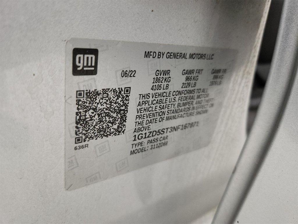 used 2022 Chevrolet Malibu car, priced at $15,997