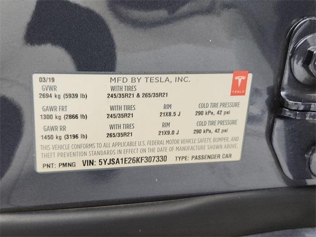 used 2019 Tesla Model S car, priced at $26,991