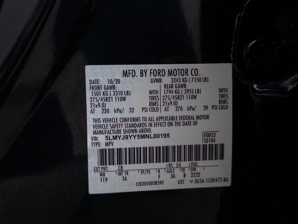 used 2021 Lincoln Aviator car, priced at $32,892