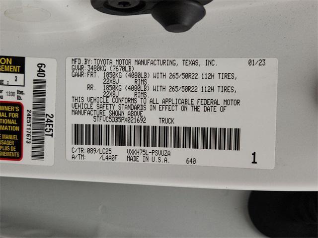 used 2023 Toyota Tundra Hybrid car, priced at $48,995