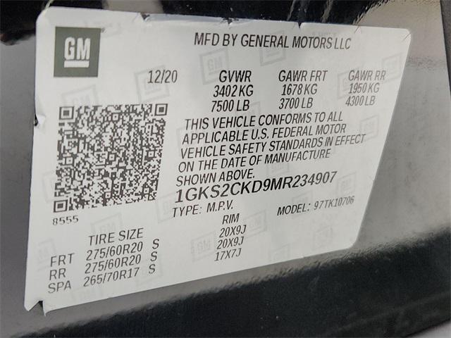 used 2021 GMC Yukon car, priced at $46,495