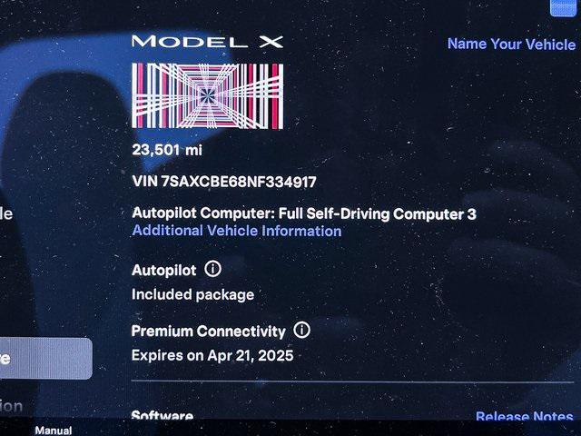 used 2022 Tesla Model X car, priced at $59,997
