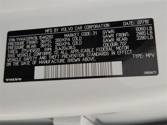 used 2020 Volvo XC90 car, priced at $32,291