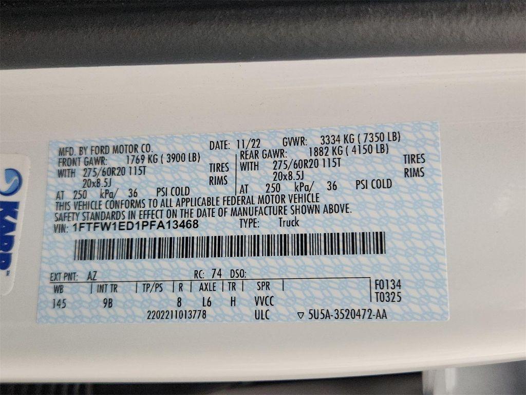 used 2023 Ford F-150 car, priced at $53,994