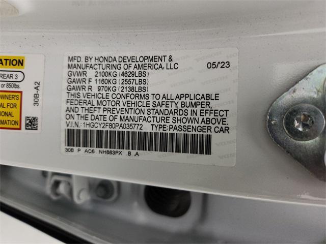 used 2023 Honda Accord Hybrid car, priced at $27,596