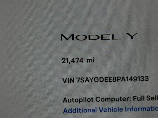 used 2023 Tesla Model Y car, priced at $30,991