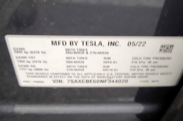 used 2022 Tesla Model X car, priced at $57,991