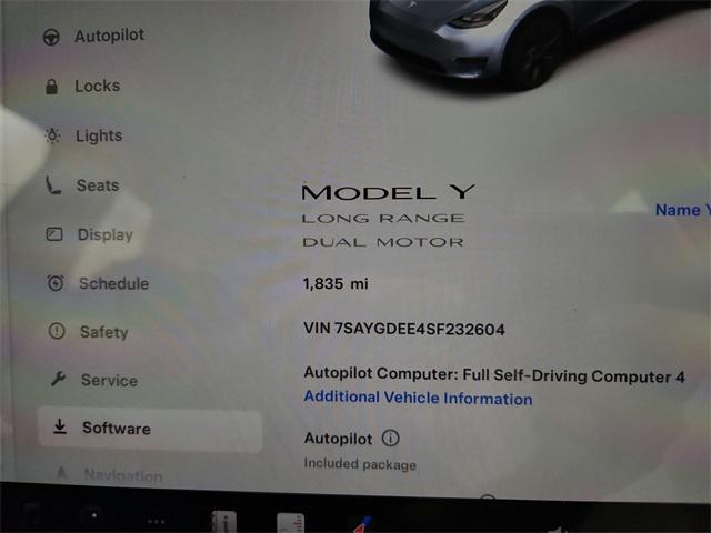 used 2025 Tesla Model Y car, priced at $39,991