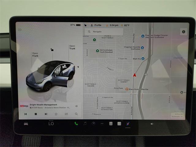 used 2025 Tesla Model Y car, priced at $39,991