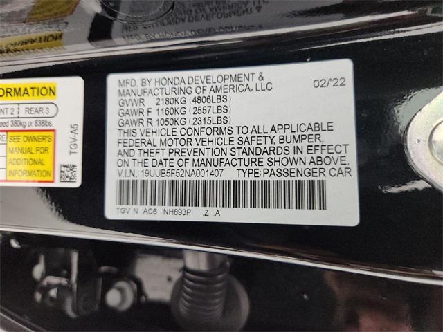 used 2022 Acura TLX car, priced at $31,993