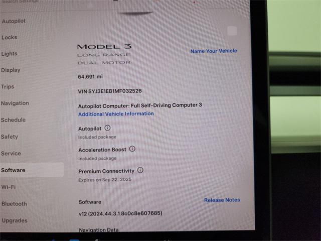 used 2021 Tesla Model 3 car, priced at $23,990