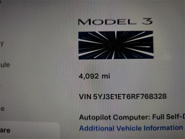 used 2024 Tesla Model 3 car, priced at $41,991