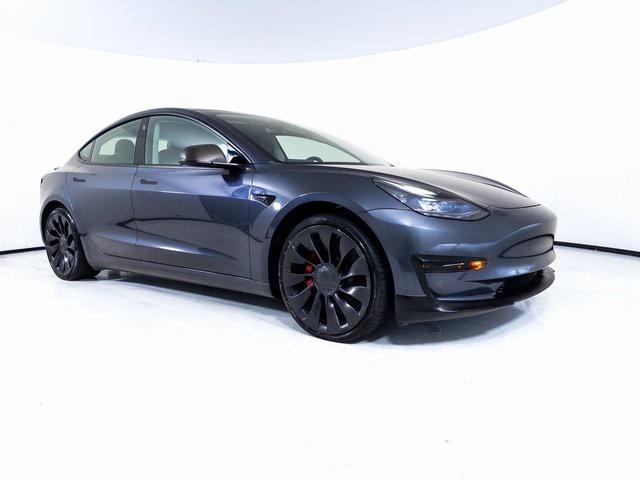 used 2022 Tesla Model 3 car, priced at $31,692