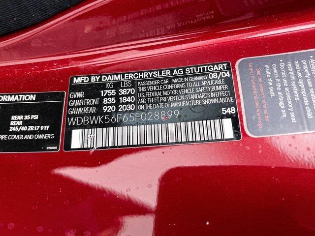 used 2005 Mercedes-Benz SLK-Class car, priced at $11,500