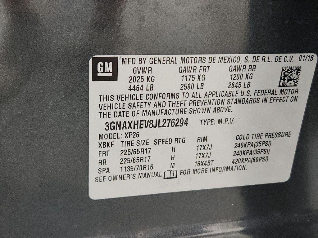 used 2018 Chevrolet Equinox car, priced at $9,994