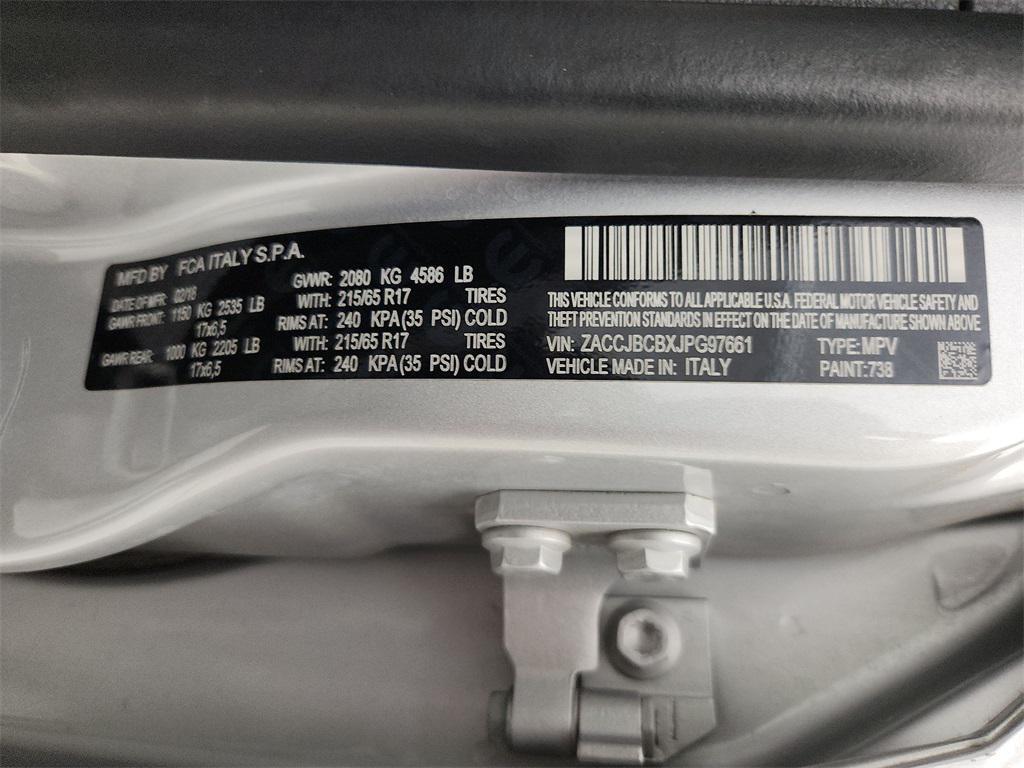 used 2018 Jeep Renegade car, priced at $9,598